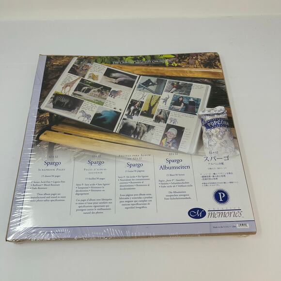 Creative Memories NIP Scrapbook Pages Refills Original 12X12  Spargo 15 Sheets - Picture 1 of 6
